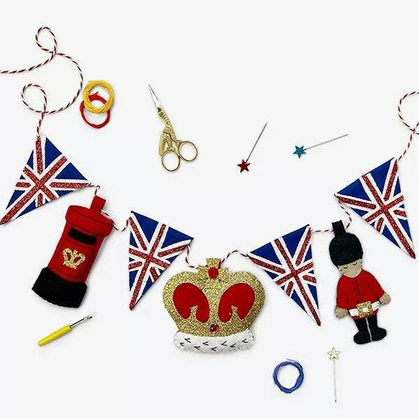 Coronation Felt Garland Craft Kit