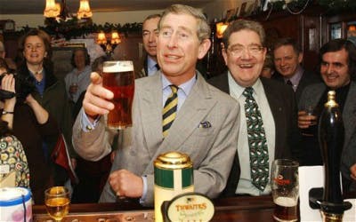 prince charles in a pub