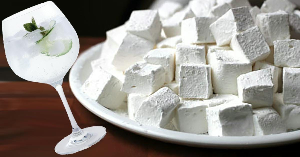 Gin and tonic marshmallows are fluffy, sweet morsels of heaven!