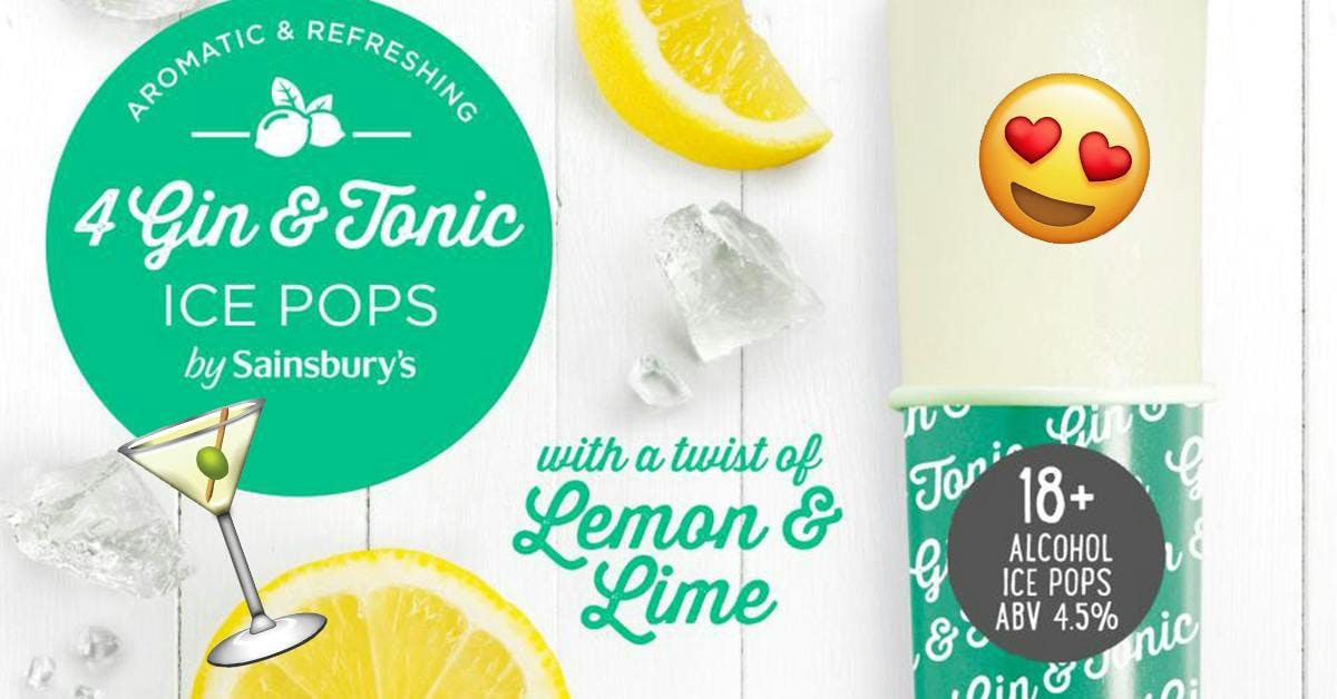 Cool off this summer with these G&T ice lollies!