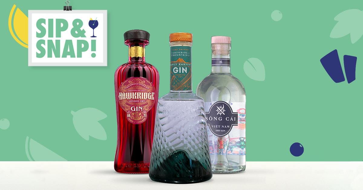 Win a bundle of craft gins and tonics with Craft Gin Club’s March 2022 Sip & Snap! prize!