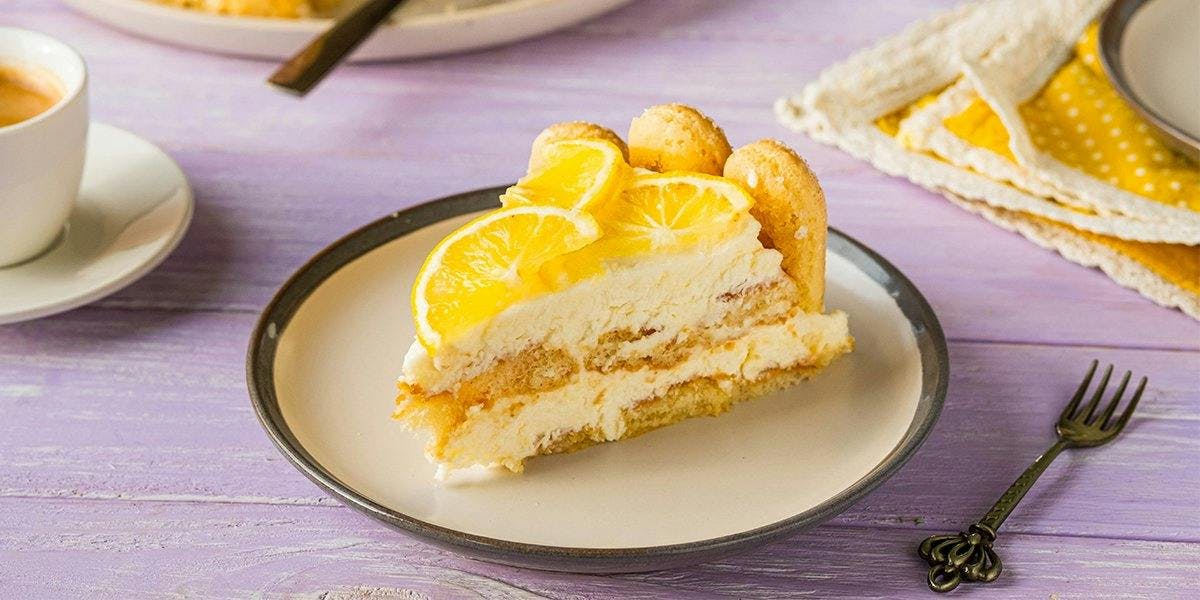 Lemon Tiramisu cake