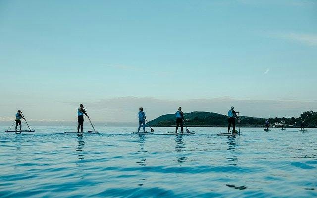 Paddleboarding in the Isle of Man