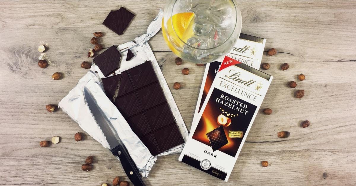 Perfect Pair: Lindt Excellence Dark Roasted Hazelnut 