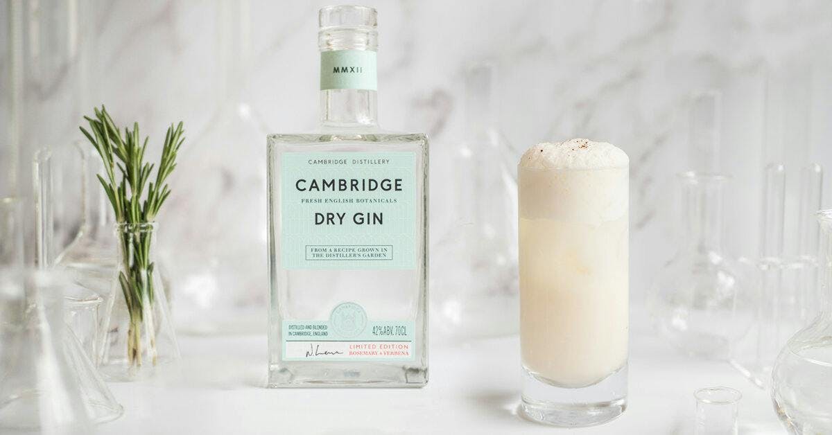 Sip on a snow-topped gin cocktail!
