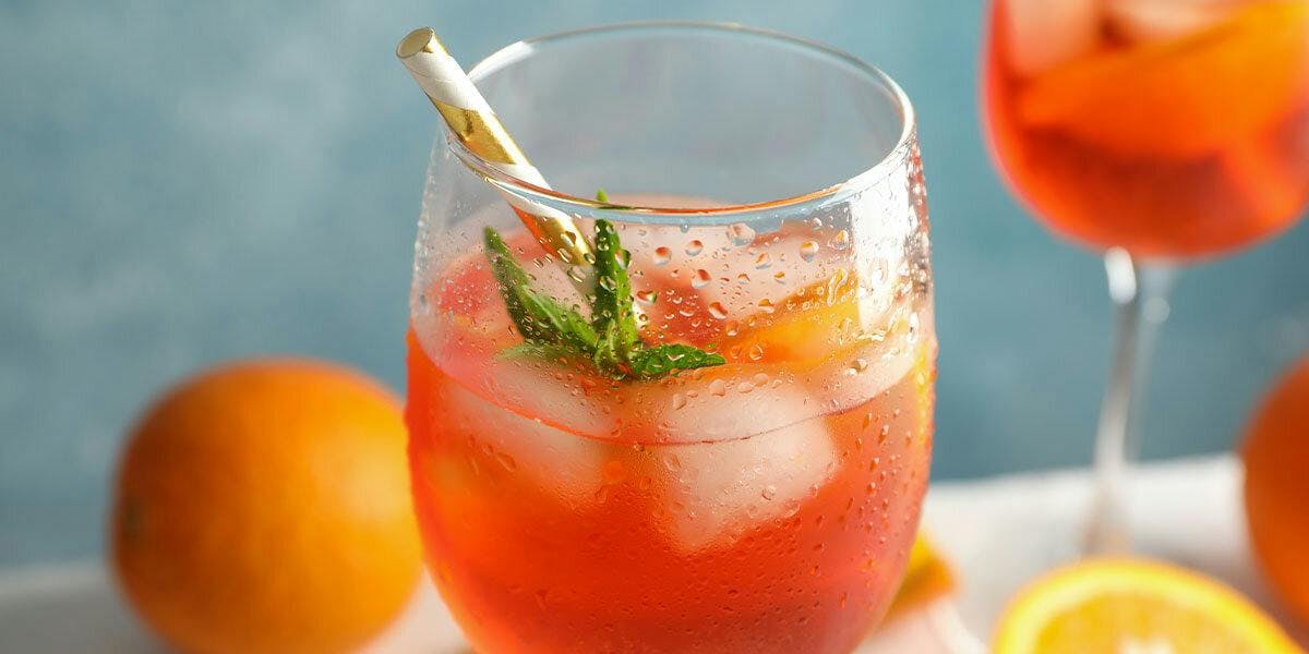 We can't get enough of this gin, Campari and cold brew Spritz, it's full of Prosecco fizz!