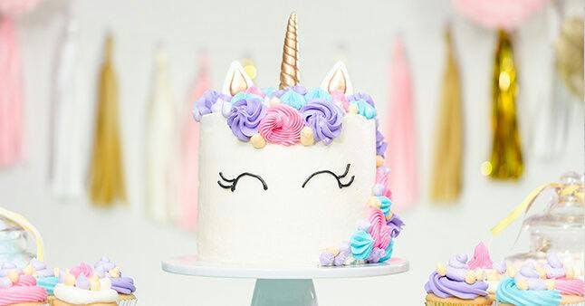 Add some magic to your life with this pink gin-infused unicorn cake!