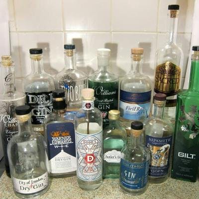 Craft Gins bottle selection