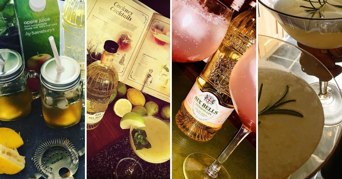 Our member's wonderful Six Bells Gin concoctions! 