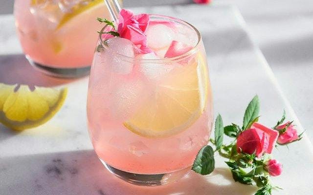 Pink gin and cider cocktail recipe