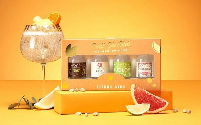 Our brand-new Explorers’ Collection: Citrus Gins gift set contains four of the finest citrus-led craft gins from the UK