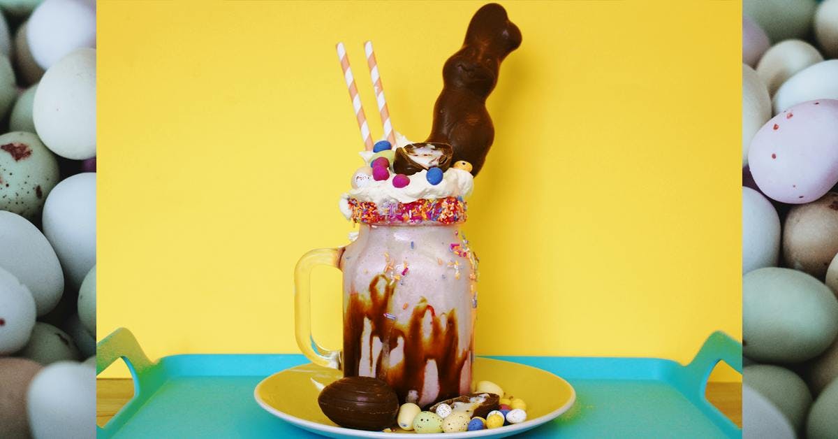 You have to try this crazy Easter Gin Freakshake!