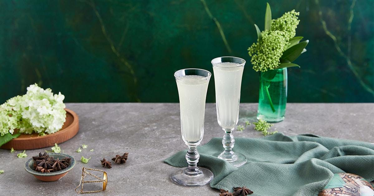 This light and refreshing cocktail will put a 'spring' in your step
