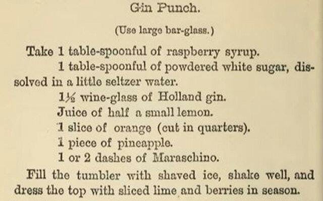 Gin Punch recipe