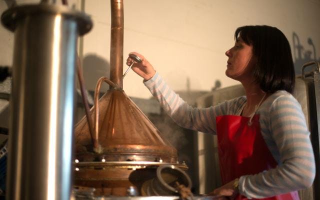 Rachel Hall, head distiller at the Lighthouse gin distillery