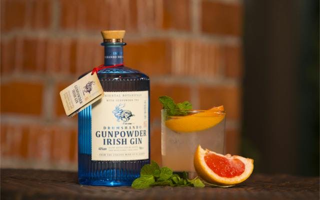 Gunpowder irish gin curious concoction cocktail with grapefruit