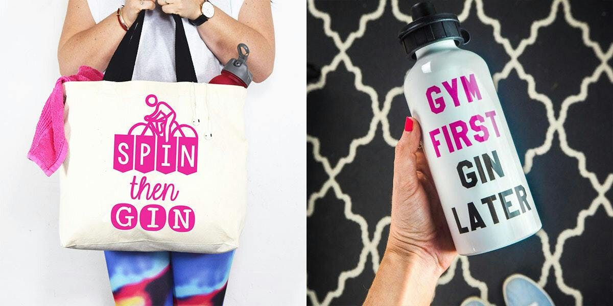 This gin gym gear will get us all up and running! 
