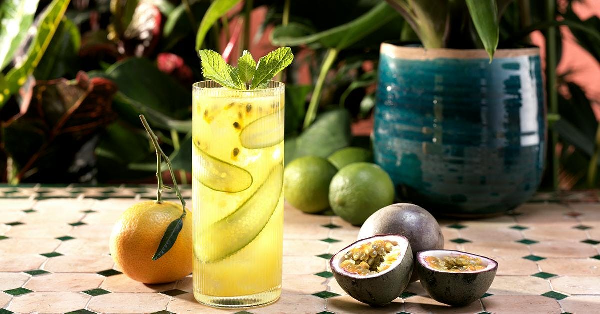 This passionfruit gin cocktail is the burst of sunshine your gloomy winter day needs