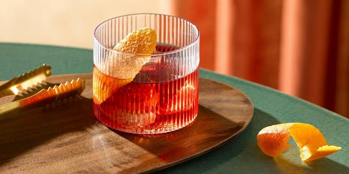 The best Sloe Gin Negroni cocktail recipe! 