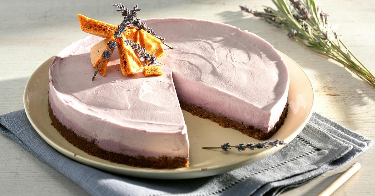 This Lavender Honey Cheesecake is all our delicious dessert dreams come true