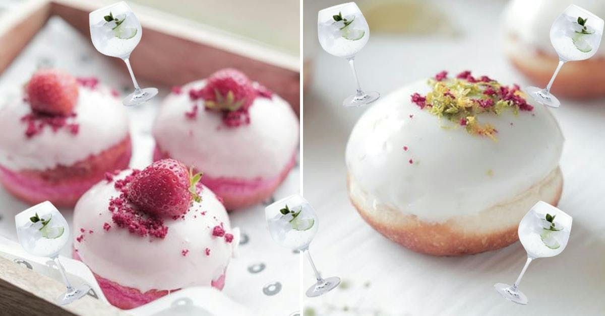 Stop whatever you're doing - GIN FILLED DOUGHNUTS