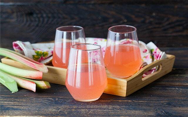 How to make homemade rhubarb and ginger gin - it’s so much easier than you think! &gt;&gt; Get the recipe