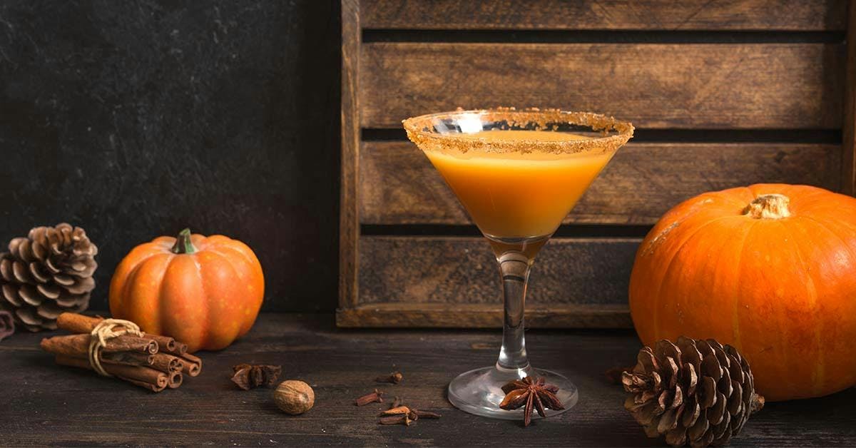 Delicious cocktail recipes to use up your Halloween pumpkins!