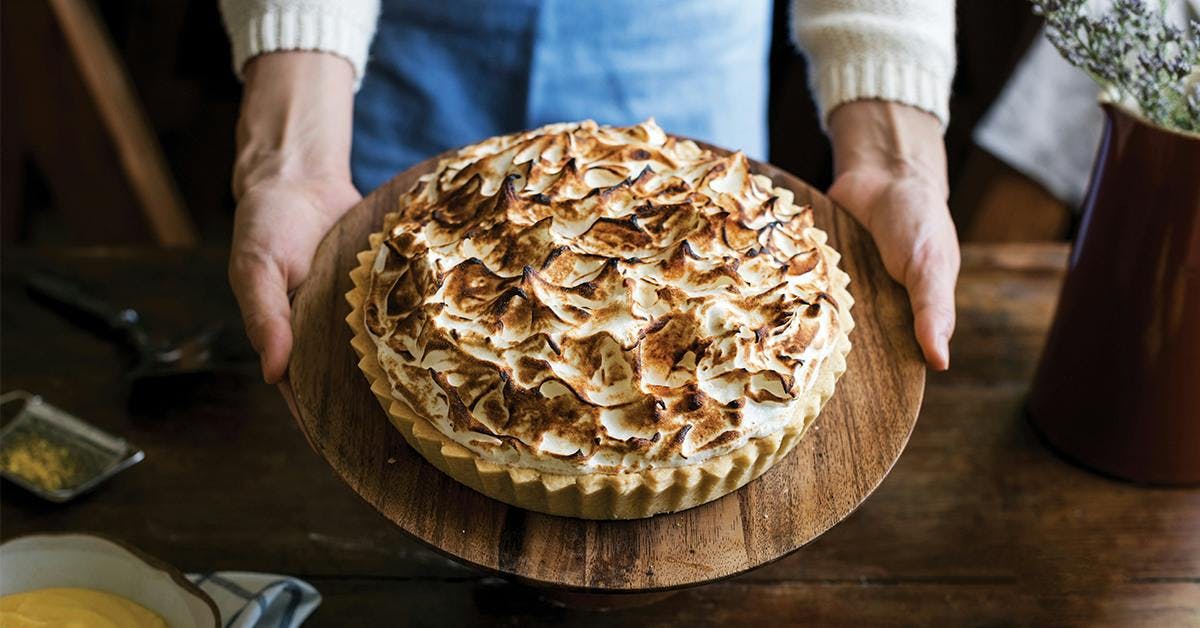 Boozy chocolate orange meringue pie is the wickedly delicious dessert you've been waiting for