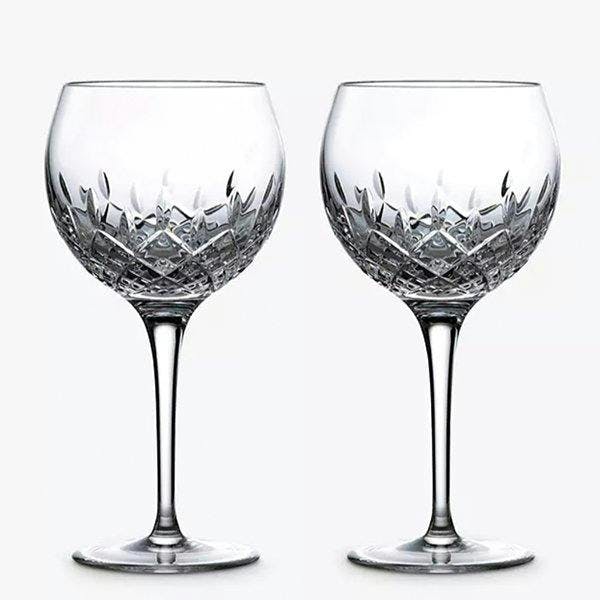 Royal Doulton R&D Collection Highclere Crystal Cut Glass Gin Glasses, Set of 2