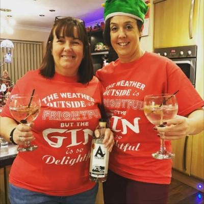 Ginstagram winner for Arbikie gin christmas themed