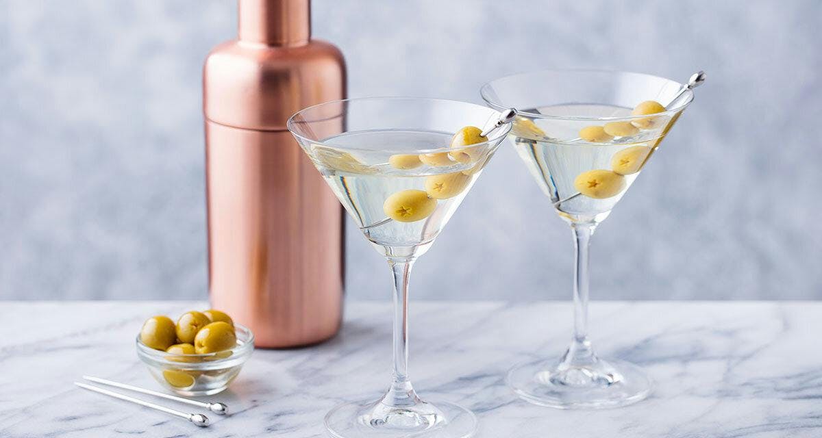 The classic 50/50 Martini cocktail recipe is the best of both worlds!