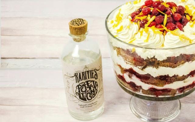 Boozy bake game Gin Trifle Poetic Licence
