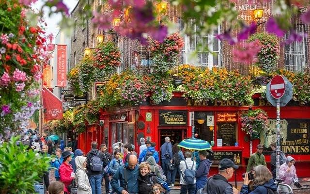 The streets of Dublin, Ireland