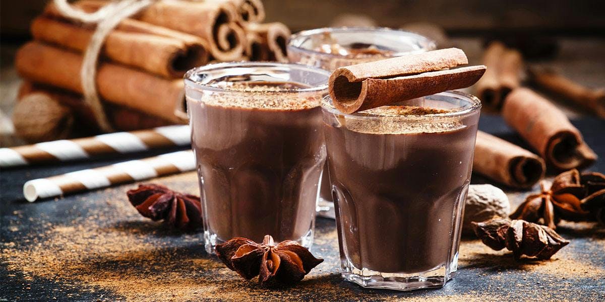 Spiced hot chocolate with sloe gin: the best hot drink ever?