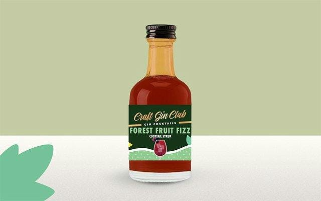 Forest Fruit Fizz Cocktail Syrup