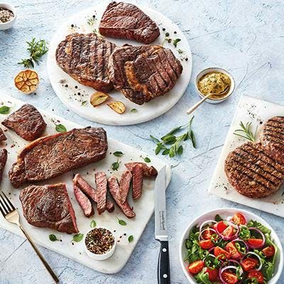 Donald Russell - 50% off Donald Russell’s Traditional Steak Selection plus free delivery  Matured for 35 days, grass-fed and traditionally hand prepared are just some of the reasons why Donald Russell’s restaurant quality steaks are chosen by top ch…