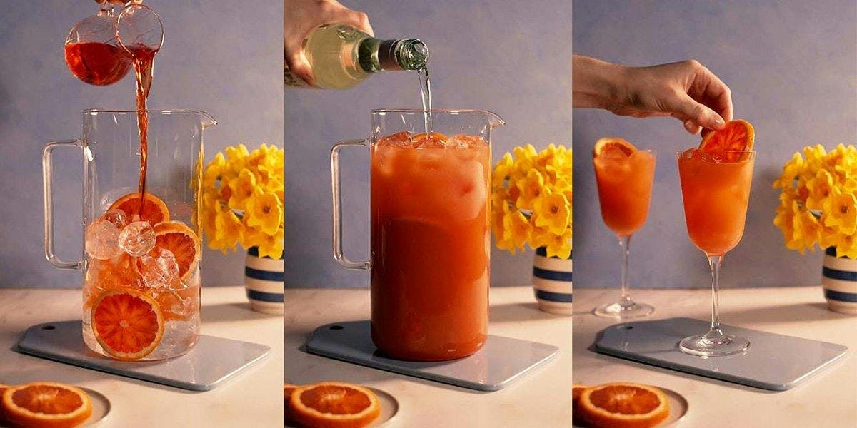 It really doesn't get better than this Aperol Gin Punch!
