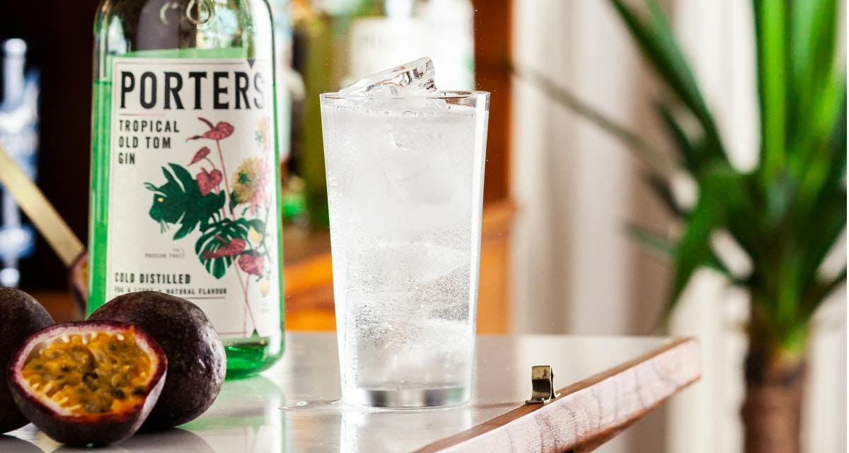 This Tropical Old Tom Gin is summer in a glass!