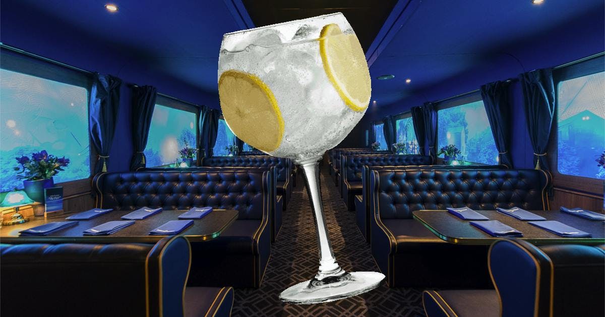 There is a gin train coming to London and it will take you around the world