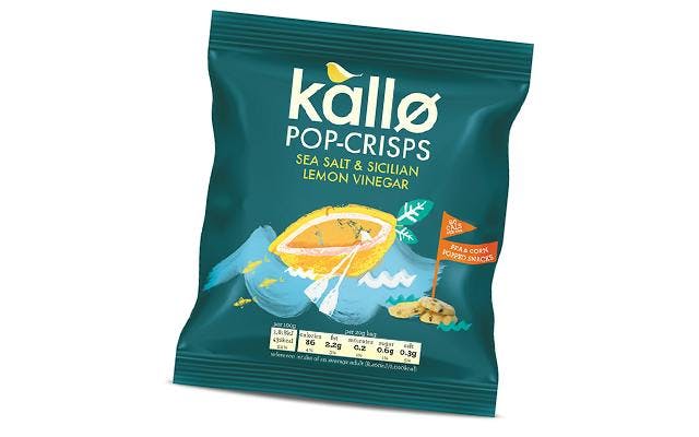 Kallo Pop-Crisps Sea Salt and Sicilian Lemon Vinegar