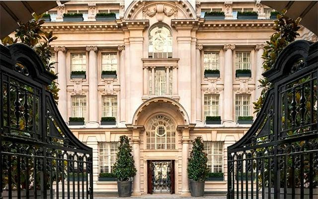 The elegant exterior of the 5-star Rosewood Hotel in London’s Holborn