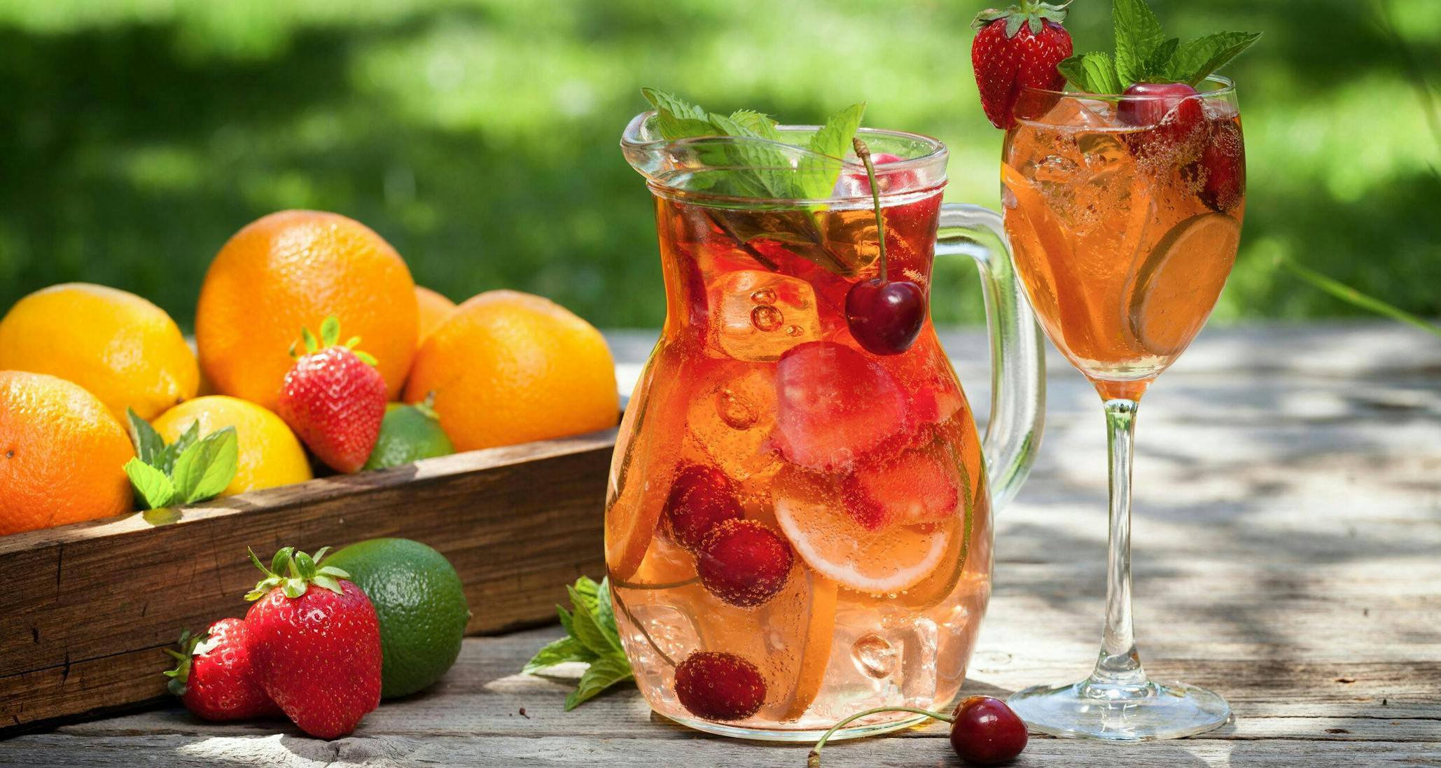 This ginny Pimm's punch will be your go-to throughout the summer!