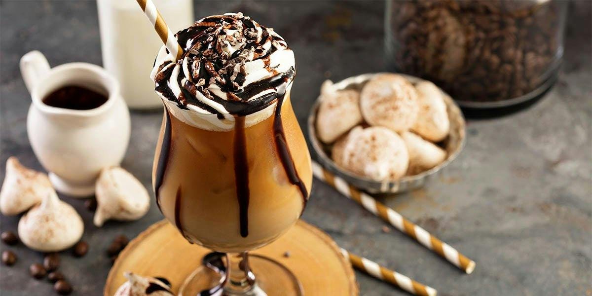 This dreamy warm salted caramel and chocolate cocktail is made with buttered gin!