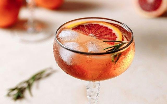 Gin and Thatchers Blood Orange Cider cocktail recipe