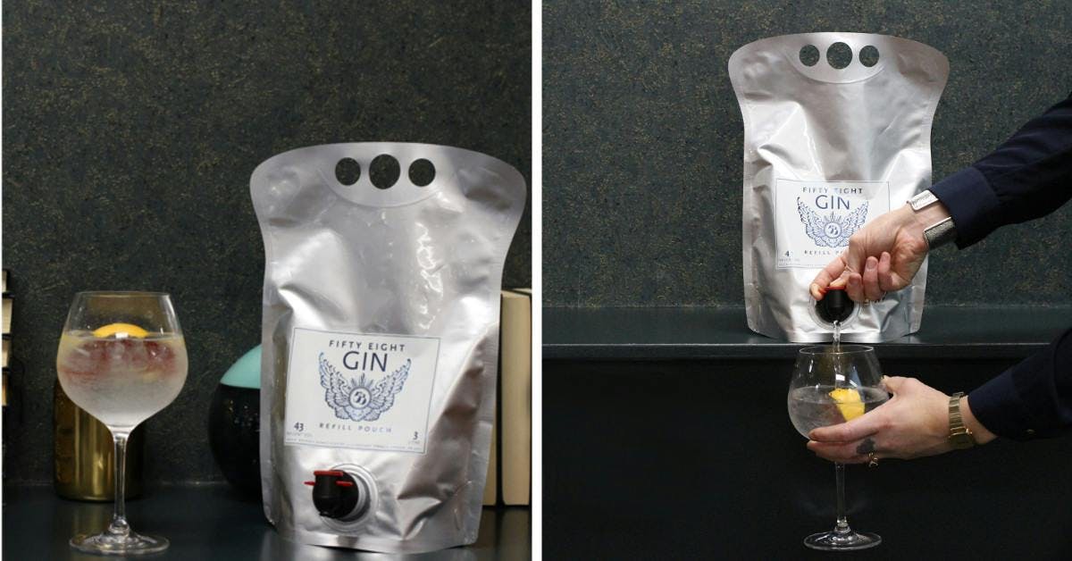 Take your gin on the go with these GIN-ius gin bags!