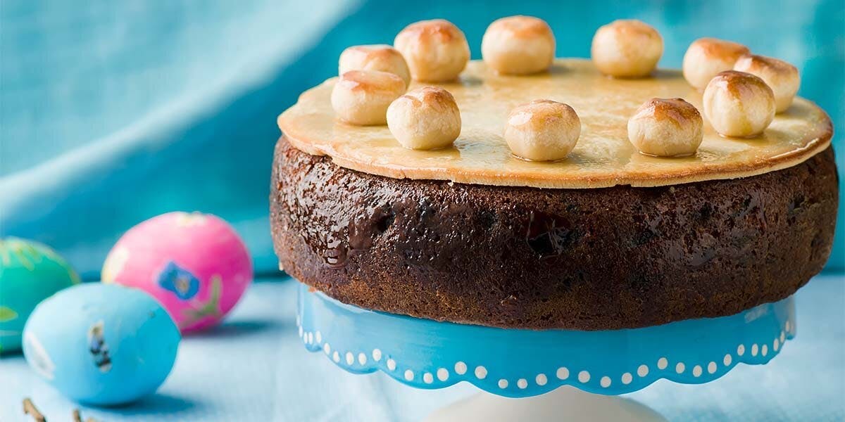 This gin-spiked Simnel cake is the perfect boozy bake for Easter! 