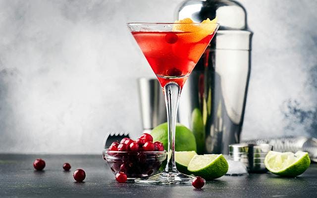 Sloe gin martini cocktail recipe