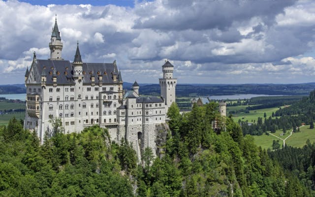 German alpine castle
