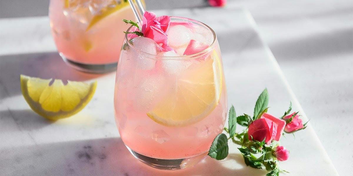 Rosé cider and gin come together in this gorgeous pink cocktail recipe!