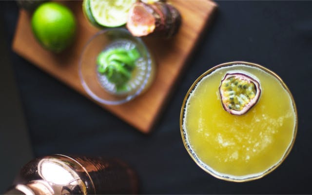 Sunflower cocktail passionfruit pornstar martini